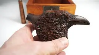 Raven ( Odin stile) - Smoking Pipe Carved from Briar Wood