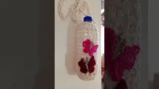 porta garrafa 🍶 em croch&ecirc; 🧶🧶