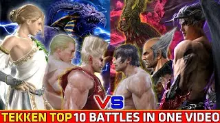 Top 10 Tekken (vs) Battles in one video Explained in | Hindi