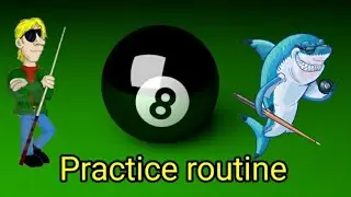 8Ball Exercise Routine  must pot in order