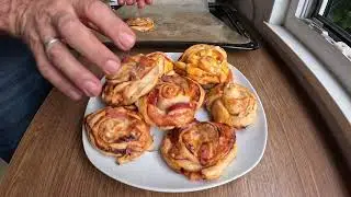 K&auml;se Cabanossi Ei Schnecken