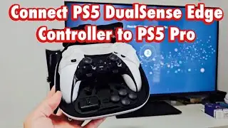 Подключите контроллер PS5 DualSense Edge к консоли PS5 Pro