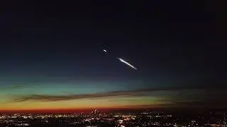 Запуск SpaceX Iridium 4 из Альгамбры, Калифорния