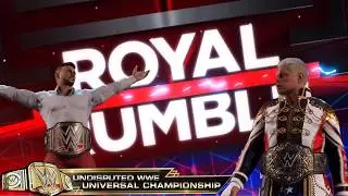 CODY RHODES VERSUS ANDRESITOOCR7 en ROYAL RUMBLE por el UNDISPUTED WWE CHAMPIONSHIP MY RISE WWE 2K24