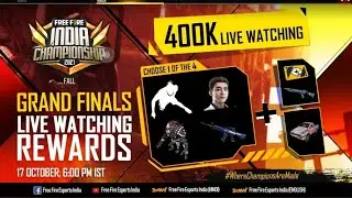grand final rewards 17october event come 400k live watching complete kar dena guys😍