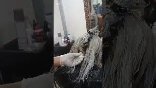Decoloracion de cabello con peroxido de volumen 10 