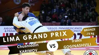 Chusniddin KARIMOV VS Irakli GOGINASHVILI Lima Grand Prix 2025 Bronze medal contest -73 kg