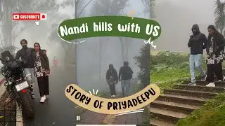 A trip to Nandi Hills, a tale of us 🌿❤️#diml #lovestory #family #couple #weekend #bike #kannada
