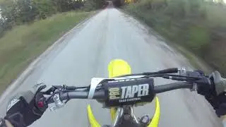 2007 Suzuki RMZ250 Trail Riding Oct. 23. 2019