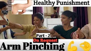 Arm Pinching 🤏 Healthy Punishment Given By Yoga Teacher | Arms Tone Up 💪 |@yogaanytime_with_NK