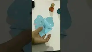 How To Make Ganesha bookmark ??(easy craft activity) #shorts