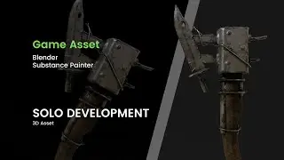 Apocalypse Weapon - Game Asset - Blender & Substance Painter