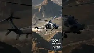 The evolution of Helicopters ( 1480-2100) #evolution #trend #timelapse #FutureAviation #VTOLTech