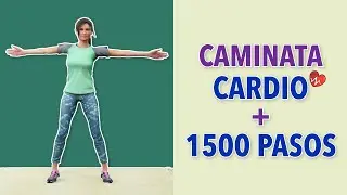 Cardio F&aacute;cil de Pie - Caminata de 1500 Pasos en Casa