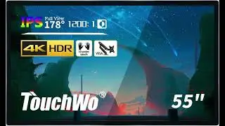 Ultimate 55-Inch 4K Touchscreen Monitor &ndash; Smart Board for Business & School
