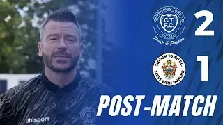🎤 𝗣𝗼𝘀𝘁-𝗠𝗮𝘁𝗰𝗵 | Gary Horgan on our 2-1 win against Slough Town