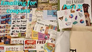 I wrote 1000 companies for coupons part 3!