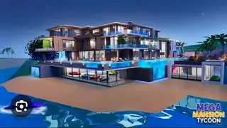 Playing mega mansion tycoon ( Roblox)