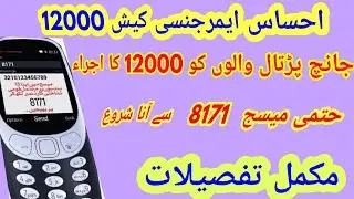 8171 New Messages Start ||  To get 12000 Ehsass Emergency Cash Help