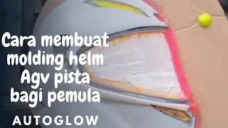 cara membuat molding helm agv pista bagi prmula
