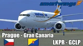 Prepar3D | Smartwings Boeing 737-800 | Prague - Gran Canaria