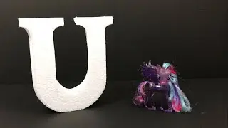 3D letter U making | 3d letters | 3D letter tutorial