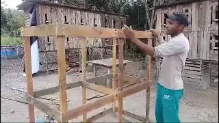 GAIOLA FÁCIL E BARATO PARA OS GALOS