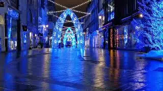 Christmas City Ambience w/music #relaxing #christmas