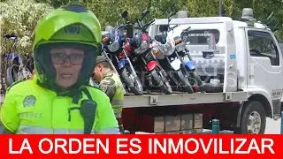 CUIDADO! La orden es Inmovilizar todo vehículo por CALCOMANÍAS y COLOR.