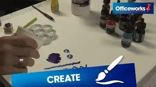 How to paint with Liquitex Ink 30mL