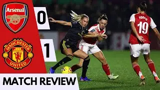 Arsenal Women exit League Cup🤯 Arsenal Women0 - 1 Man United Women Match Review