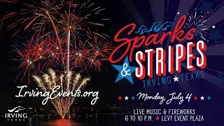 Irving Sparks and Stripes event promo