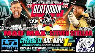 THE TRILOGY - Steven Stellar vs Mad Max III (TASW BEATDOWN 11/1/25)