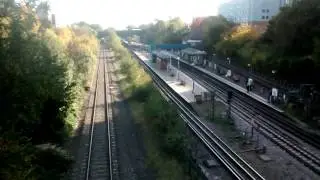 Paddington to West Ruislip 11.36 service passing North Acton station