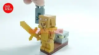 🐗🐗LEGO Piglin Gold Armor. Lego Minecraft Toys Unboxing Build Lego MOC Unofficial 2022 @Mikjeko #LEGO