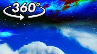360&deg; VR Visuals - Surreal Space & Clouds Ver.02