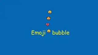 Emoji bubble using CSS