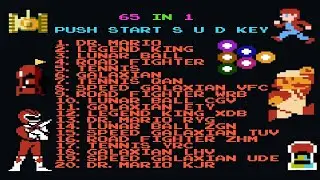 NES 65 in 1 TN Cartridge : Top Games from Classic Game Collection