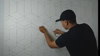 Muito Fácil essa Pintura Decorativa  Efeito 3D, Passo a Passo DIY