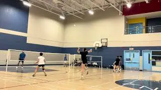 Badminton doubles match at ENA 🏸✨| Jimmy & Patrick vs Louise & Kelly | 14.06.2025