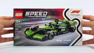 LEGO Speed Champions KICK Sabuer F1 Team C44 Race Car - LEGO Speed Build
