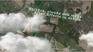 Silent After Effects map flyover example (not a tutorial)