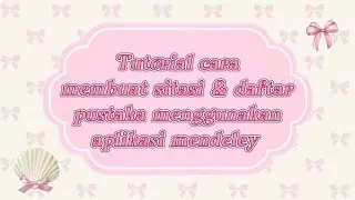 TUTORIAL MENDELEY | CARA MEMBUAT SITASI & DAFTAR PUSTAKA | MUDAH & CEPAT ✨