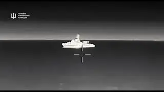 Під Новоросійськом ГУР завдало удару по російському кораблю проєкту MPSV07