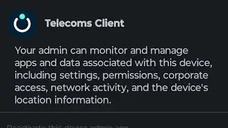 How to telecoms client uninstall