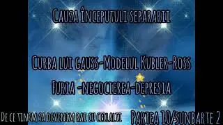 10.Cauza separarii. Furia-Negocierea -Depresia .Curba lui Gauss.Au impartit inainte aceeasi drama