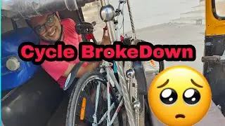 Cycle BrokeDown in 40km ride || Rickshaw leke ana pada #ridersgroup #firefox