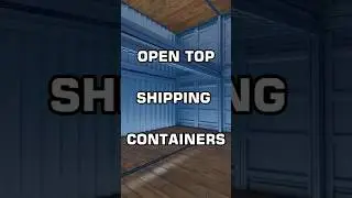 Use Open Top Shipping Containers For Your Container Mod!  #diy #construction #container