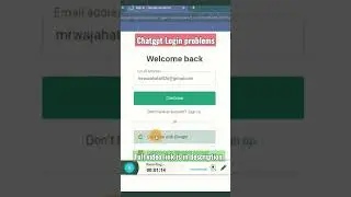 You tried signing in with a different authentication method ChatGpt #chatgptlogin #ai #chatgpt4