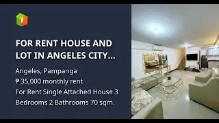 FOR RENT HOUSE AND LOT IN ANGELES CITY NEAR SM TELABASTAGAN FEW MINUTES DRIVE TO CLARK AIRPORT